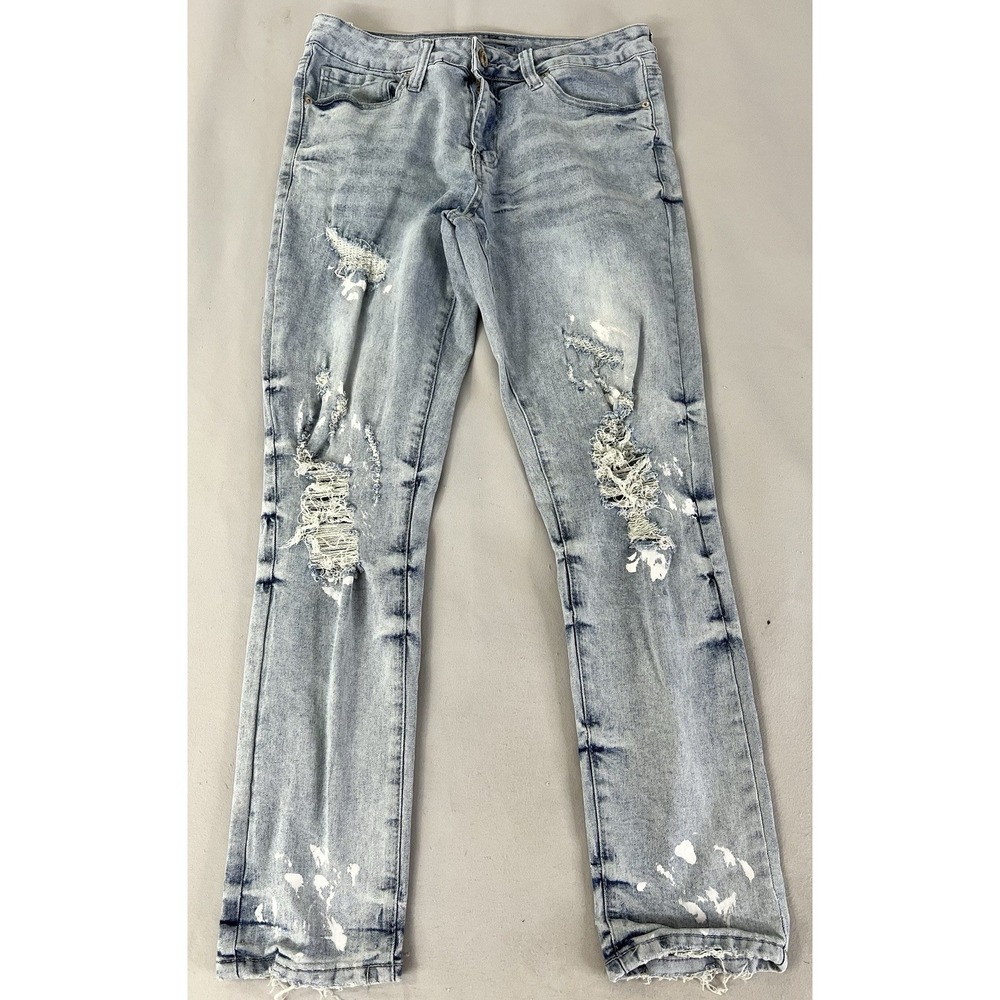 Rue 21 Premium Jeans Sz 32x30 Men's Distressed‎ Y2K